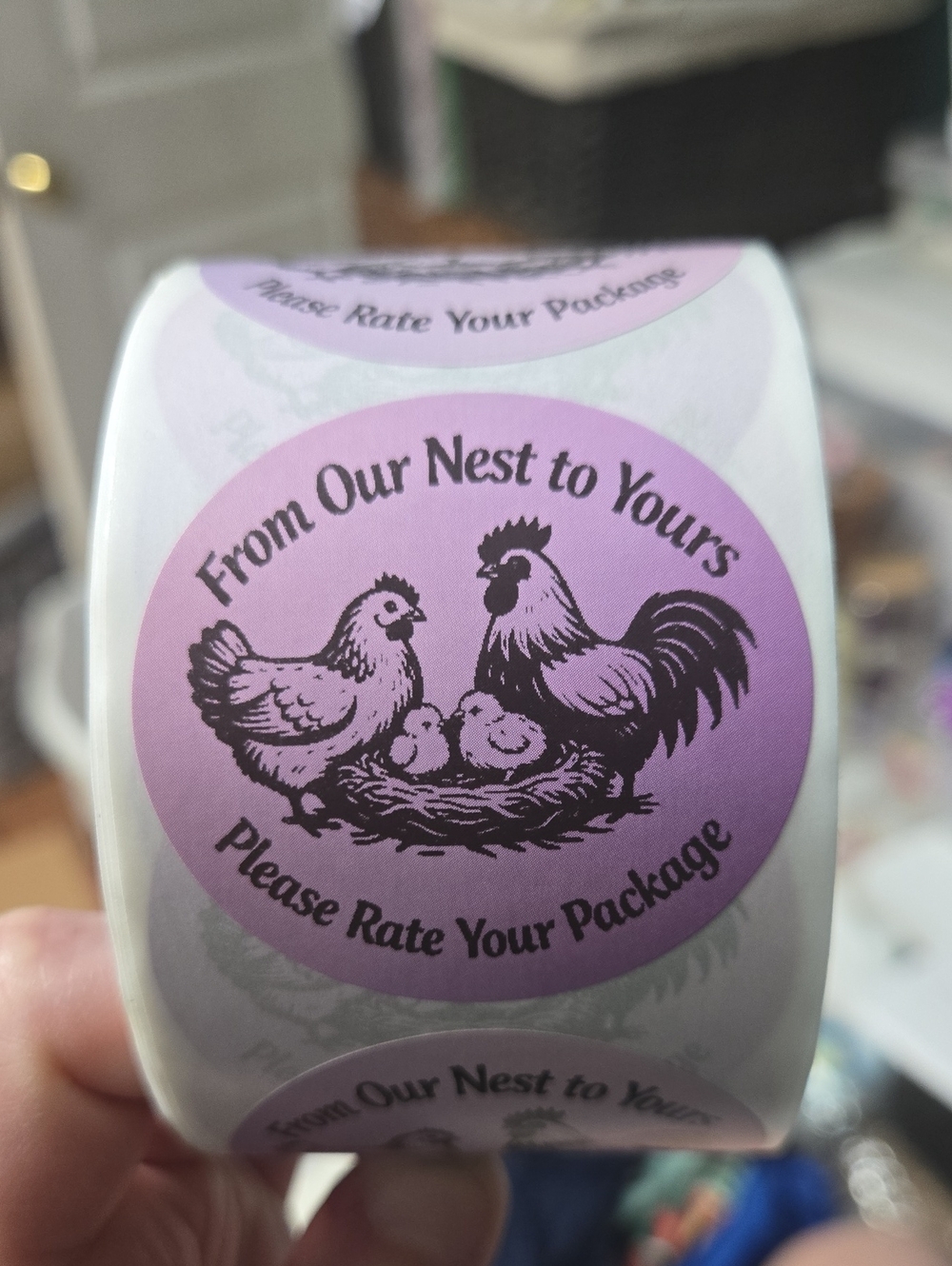 BUY NOW! 100 Thermal Stickers Available in Different Colors  2"Round QRCODE - Picture 5 of 16